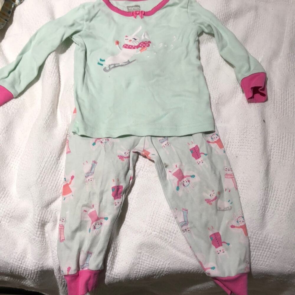 Gymboree bunny pjs good used condition 18-24